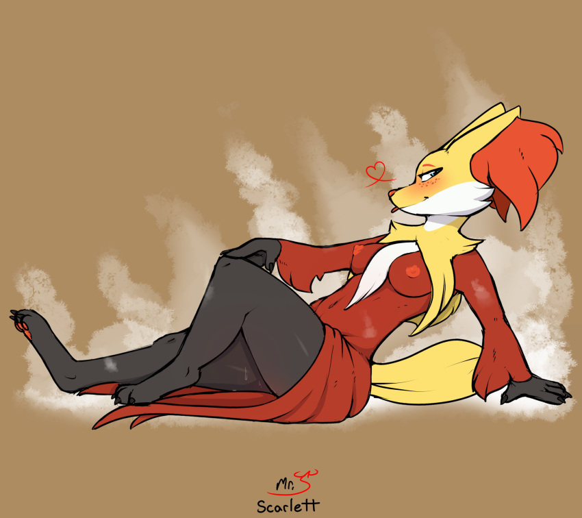 delphox female generation_6_pokemon hi_res looking_at_viewer nintendo pokemon pokemon_(species) solo