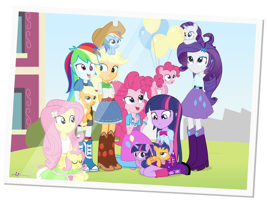 applejack_(eg) applejack_(mlp) balloon blonde_hair blue_eyes blue_hair boots clothed clothing cowboy_hat dm29 equestria_girls equine eyes_closed female flash_sentry_(eg) fluttershy_(eg) fluttershy_(mlp) freckles friendship_is_magic fur grass green_eyes group hair hat horn horse human invalid_tag jealous kneeling male mammal my_little_pony open_mouth orange_fur outside pegasus photo pink_fur pink_hair pinkie_pie_(eg) pinkie_pie_(mlp) pony purple_eyes purple_fur purple_hair rainbow_dash_(eg) rainbow_dash_(mlp) rarity_(eg) rarity_(mlp) sitting sleeping tongue tongue_out twilight_sparkle_(eg) twilight_sparkle_(mlp) two_tone_hair unicorn white_fur wings yellow_fur young