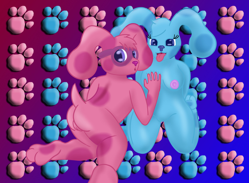 blue's_clues blue's_clues butt canine dog female invalid_color lesbian mammal pussy