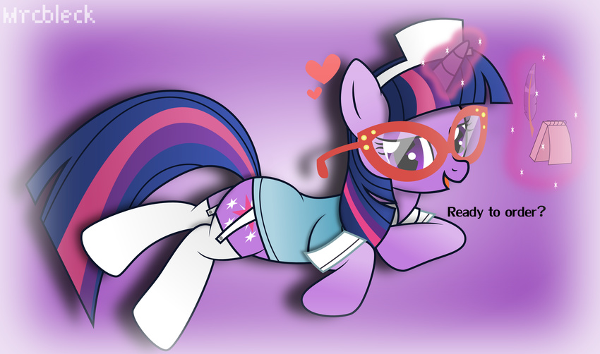 equine eyewear female friendship_is_magic glasses horn horse little looking_at_viewer mammal mrcbleck my_little_pony pony smile solo sparkle twilight twilight_sparkle_(mlp)