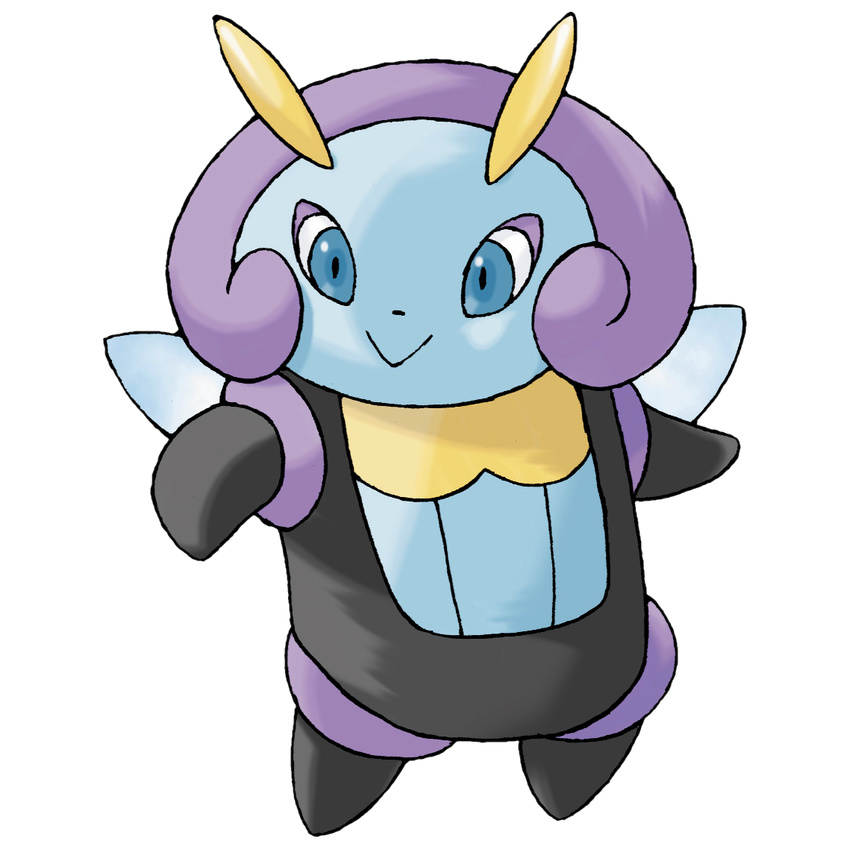 arthropod blue_eyes female feral illumise insect ken_sugimori nintendo official_art pok&#233;mon pok&eacute;mon video_games