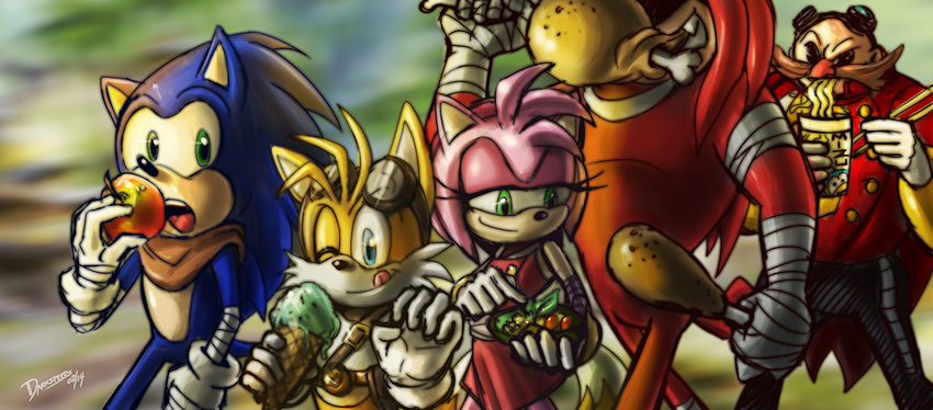 amy_rose canine darkspeeds dr_eggman echidna female food fox group hedgehog knuckles_the_echidna male mammal miles_prower sega sonic_(series) sonic_boom sonic_the_hedgehog