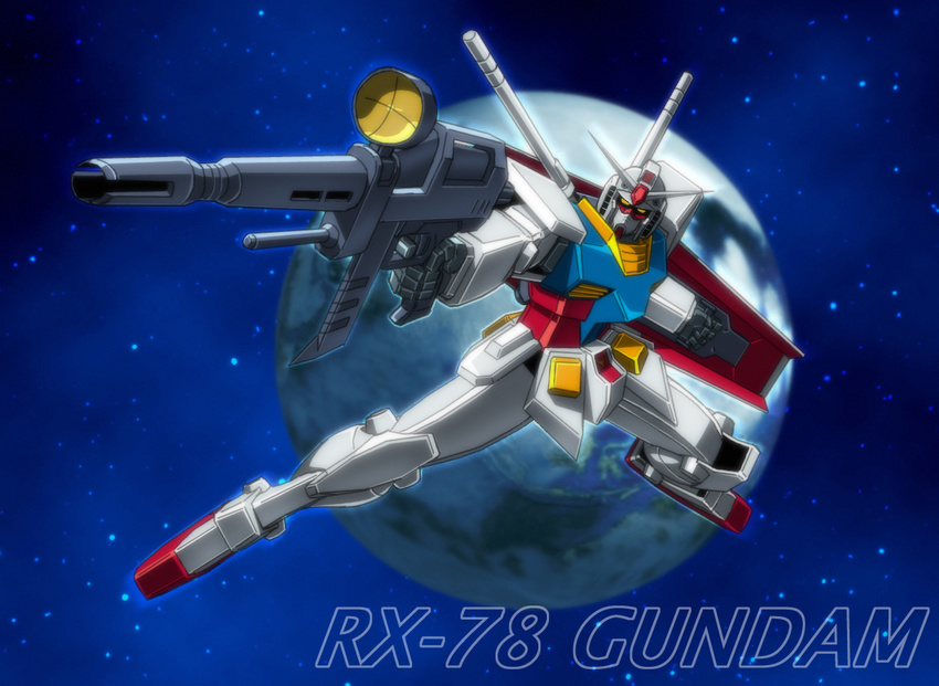 gun gundam gundam_seed koma mecha mobile_suit_gundam parody planet rx-78-2 space star stars weapon