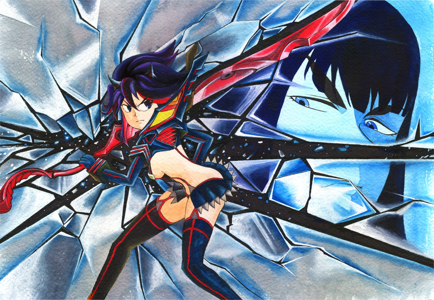 dungeon_and_fighter kill_la_kill kiryuuin_satsuki matoi_ryuuko scissor_blade senketsu sword_master