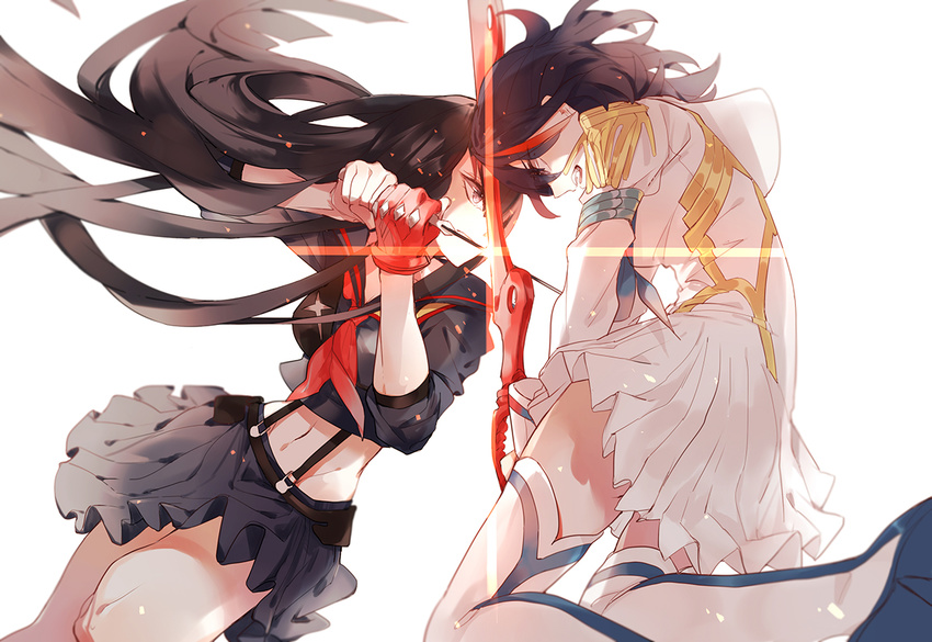 kill_la_kill kiryuin_satsuki matoi_ryuuko qinnye tagme