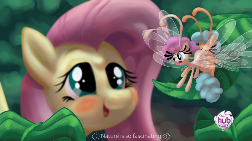 1trick being_watched blush breezie cunnilingus english_text equine eyes_closed female fluttershy_(mlp) friendship_is_magic fur green_eyes green_hair hair hi_res horse leaves lesbian mammal my_little_pony onetrickpony open_mouth oral oral_sex outside pink_hair pony pussy sex text tongue vaginal voyeur wallpaper yellow_fur