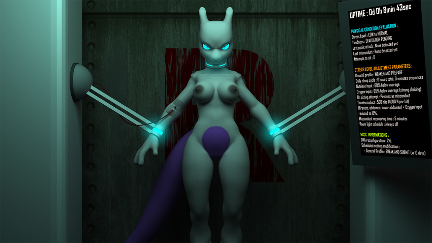 3d absurd_res annonguy anthro breasts female giovanni hi_res mewtwo nintendo nipples nude pok&#233;mon pok&#233;morph pok&eacute;mon pose solo video_games wolvalix
