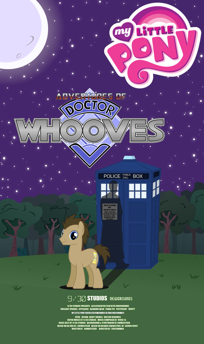 animecitizen doctor_who equine horse invalid_tag mammal movie_poster my_little_pony pony shadow tardis
