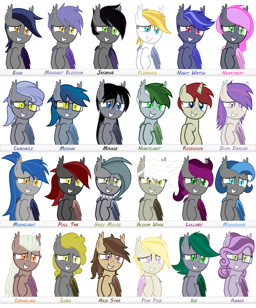 alpha_channel animated bat_pony cute equine female hi_res horn horse mammal my_little_pony original_character pony smile solo unicorn vito wings