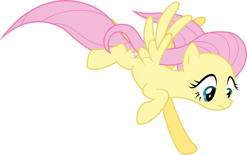 alpha_channel equine female feral fluttershy_(mlp) friendship_is_magic hi_res horse mammal my_little_pony pegasus pony quanno3 wings