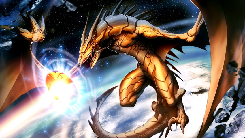dragon eclipse_(golden_sun) golden_sun nintendo space summon wings