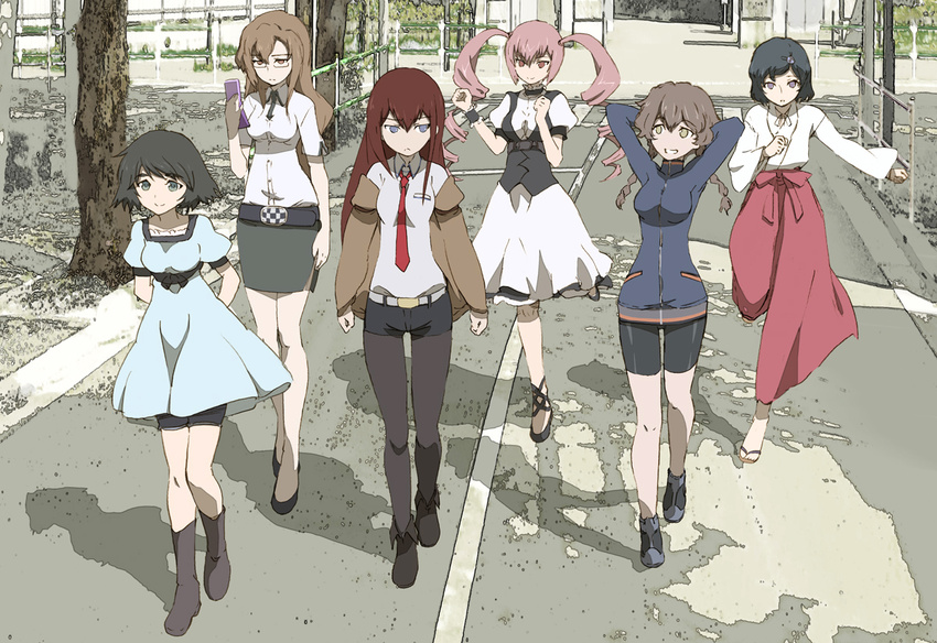 amane_suzuha faris_nyannyan kiryuu_moeka makise_kurisu shiina_mayuri steins;gate urushibara_ruka washu_junky