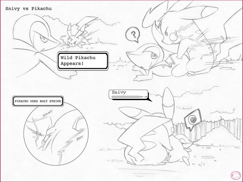 comic electricity english_text female harumi health_bar male mammal mouse nintendo pikachu pok&#233;mon pok&eacute;mon pussy rodent sex size_difference small_dom_big_sub snivy straight text unknown_artist video_games