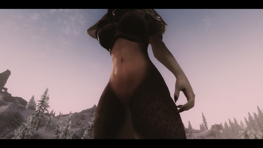 2018 anthro canine clothed clothing female mammal partially_clothed skyrim the_elder_scrolls velowolf video_games