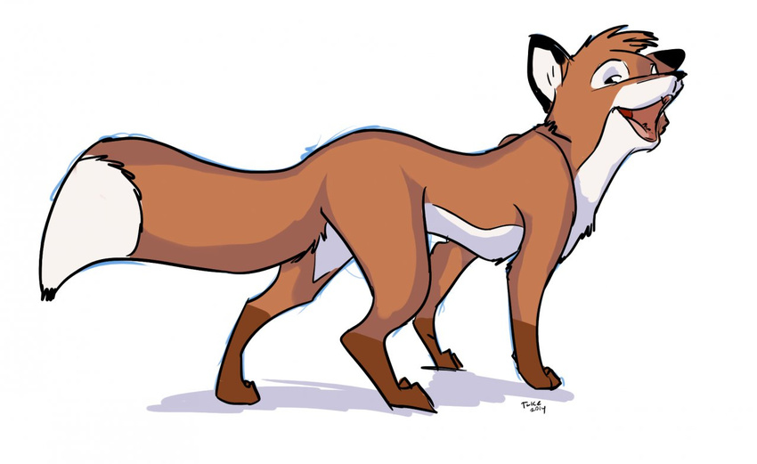 ambiguous_gender canine feral fox mammal plain_background solo tuke white_background