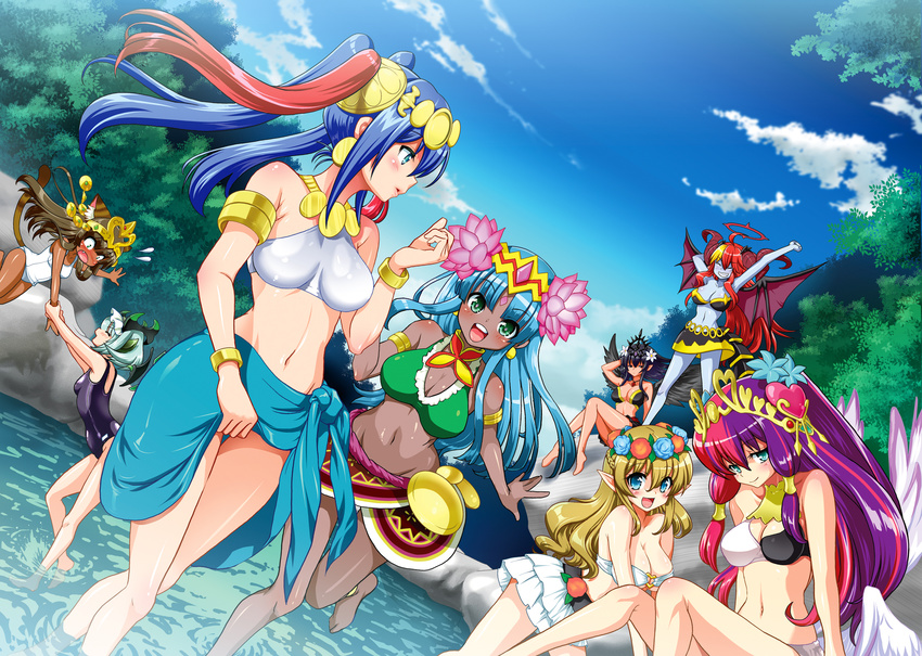 alice_in_wonderland alice_margatroid astaroth_(p&amp;d) bastet bastet_(p&amp;d) freyja_(p&amp;d) hera_(p&amp;d) lakshmi_(p&amp;d) persephone_(p&amp;d) puzzle_&amp;_dragons uran venus_(p&amp;d)