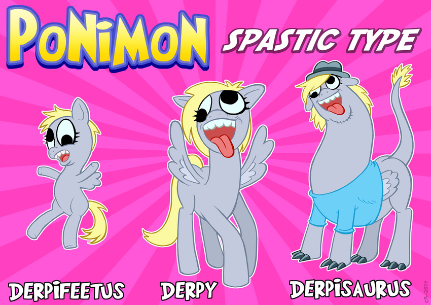 derpy_hooves_(mlp) equine evolution female friendship_is_magic mammal my_little_pony open_mouth pegasus unknown_species what wings