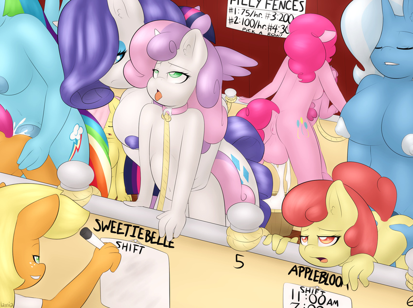 abdominal_bulge ahegao anthro anthrofied anus apple_bloom_(mlp) applejack_(mlp) balls berry_pinch_(mlp) big_balls big_breasts blonde_hair blue_eyes blue_fur blue_hair breasts butt collar cub cum cutie_mark cutie_mark_crusaders_(mlp) dickgirl dickgirl_on_female equine excessive_cum eyes_closed farm female fence fluttershy_(mlp) friendship_is_magic from_behind fucked_silly fur green_eyes group group_sex hair herm herm_on_female horn horse incest intersex lamiaaaa mammal multi-colored_hair my_little_pony nipples nude open_mouth orange_eyes orange_fur pegasus pink_eyes pink_fur pinkie_pie_(mlp) pony purple_fur purple_hair pussy rainbow_dash_(mlp) rainbow_hair rarity_(mlp) red_hair rope scootaloo_(mlp) sex sex_slave sibling sisters sweetie_belle_(mlp) tongue tongue_out trixie_(mlp) twilight_sparkle_(mlp) two_tone_hair unicorn white_fur winged_unicorn wings yellow_fur young