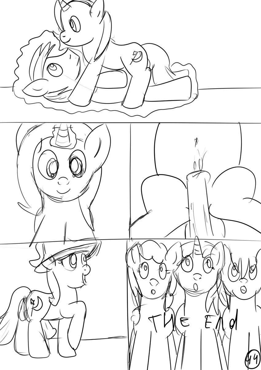 big_macintosh_(mlp) black_and_white comic cuntboy cutie_mark dickgirl earth_pony english_text equine friendship_is_magic group herm horn horse intersex jbond mammal monochrome my_little_pony open_mouth penis pony smile text trixie trixie_(mlp) unicorn