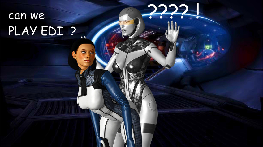 3d bioware cgi cyborg edi eva female games human machine mammal mass_effect mechanical robot video_games xnalara xps