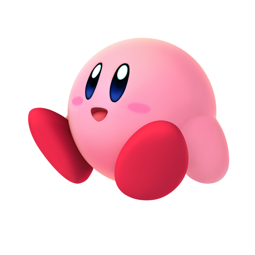 absurdres alpha_channel ambiguous_gender blue_eyes blush hi_res highres kirby kirby_(series) male nintendo official_art smile solo super_smash_bros super_smash_bros. video_games