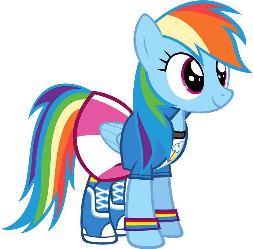 alpha_channel blue_fur equestria_girls equine female feral friendship_is_magic fur hair hi_res long_hair mammal multi-colored_hair my_little_pony pegasus plain_background purple_eyes rainbow_dash_(eg) rainbow_dash_(mlp) rainbow_hair rainbow_tail smile solo transparent_background wings zacatron94