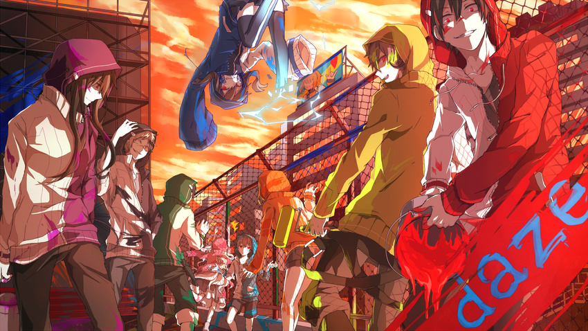 amamiya_hibiya ene_(kagerou_project) kagerou_project kano_shuuya kido_tsubomi kisaragi_momo kisaragi_shintaro konoha_(kagerou_project) kozakura_mary nano_nanora red_eyes seto_kousuke