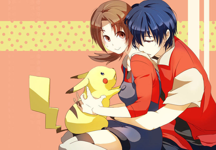 hibiki kotone_(pokemon) pikachu pokemon tagme_(artist)