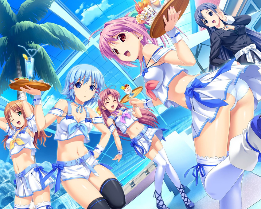 aoi_matsuri game_cg himuro_rikka hinata_hanabi koutaro minazuki_izumi panties saotome_nagi tropical_kiss underwear