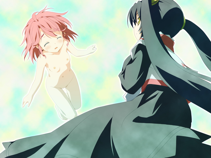 crying game_cg hoshizora_no_memoria kogasaka_chinami mare_spring_ephemeral pink_hair tagme