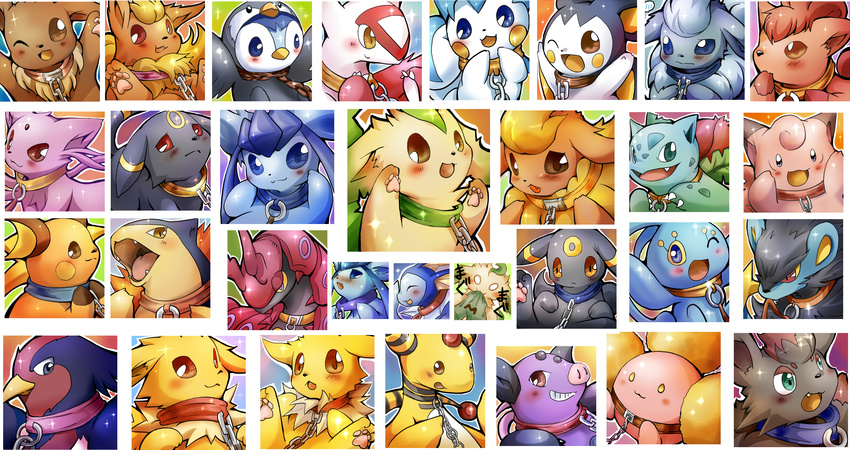 ambiguous_gender ampharos angry avian azuma_minatsu badger beak bird black_fur blue_eyes blue_fur blush brown_eyes brown_fur bud bulbasaur canine centipede chain claws clefairy collar costume cyan_eyes cyan_fur dinosaur dragon eevee eeveelution embarrassed emolga espeon feathers feline fire flareon flower fox fur gem glaceon green_eyes green_fur grey_fur grin grumpig happy jolteon jumpluff latias leaf leafeon legendary_pok&#233;mon legendary_pok&eacute;mon lion luxray mammal manaphy mouse mustelid nintendo one_eye_closed open_mouth orange_eyes orange_fur pachirisu pawpads penguin pig pink_fur piplup pok&#233;mon pok&eacute;mon porcine purple_fur raichu red_eyes red_fur rodent scalie scolipede smile sparkle squirrel swellow tan_fur teeth tuft typhlosion umbreon vaporeon video_games vulpix white_fur wings wink wolverine yellow_eyes yellow_fur zorua