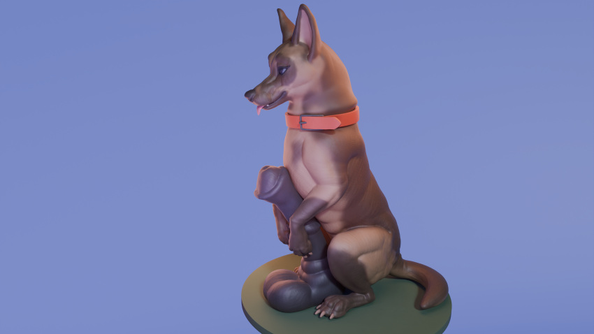 16:9 4k absurd_res animal_dildo animal_genitalia animal_sex_toy canid canine canis dildo dog_tags domestic_dog equid equine equine_dildo female feral genitals german_shepherd herding_dog hi_res horse konathestinkydog mammal nude pastoral_dog penis sex_toy size_difference solo tail tongue toy widescreen