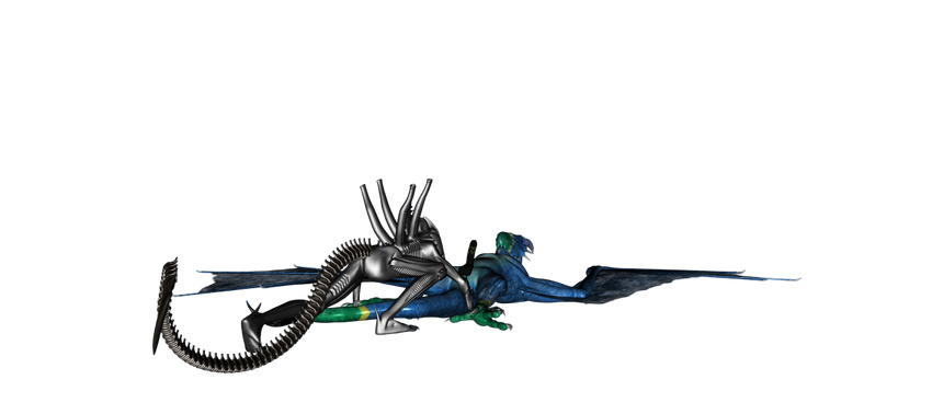 all_fours alpha_channel black_penis blue_scales crouching duo erection facial_markings feral green_markings grey_body lying male markings on_back on_top penis plain_background scalie shiny spikes transparent_background vertebrae viper viperthewyvern_(artist) wings wyvern yellow_markings