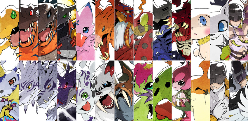 agumon amastroph angemon angewomon beak bird birdramon biyomon character_request claws creature digimon digimon_adventure epic gabumon garudamon garurumon gomamon greymon ikkakumon insect kabuterimon lillymon monster no_humans palmon patamon sharp_teeth tailmon tentomon togemon