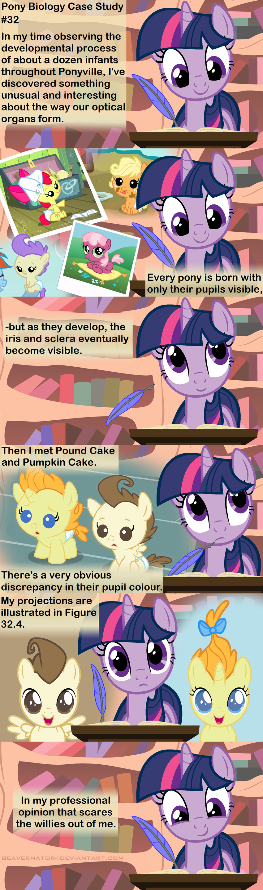 apple_bloom_(mlp) applejack_(mlp) beavernator cheerilee_(mlp) cute english_text equine female feral friendship_is_magic horn horse male mammal my_little_pony pegasus pony pound_cake_(mlp) pumpkin_cake_(mlp) rainbow_dash_(mlp) text twilight_sparkle_(mlp) unicorn winged_unicorn wings young