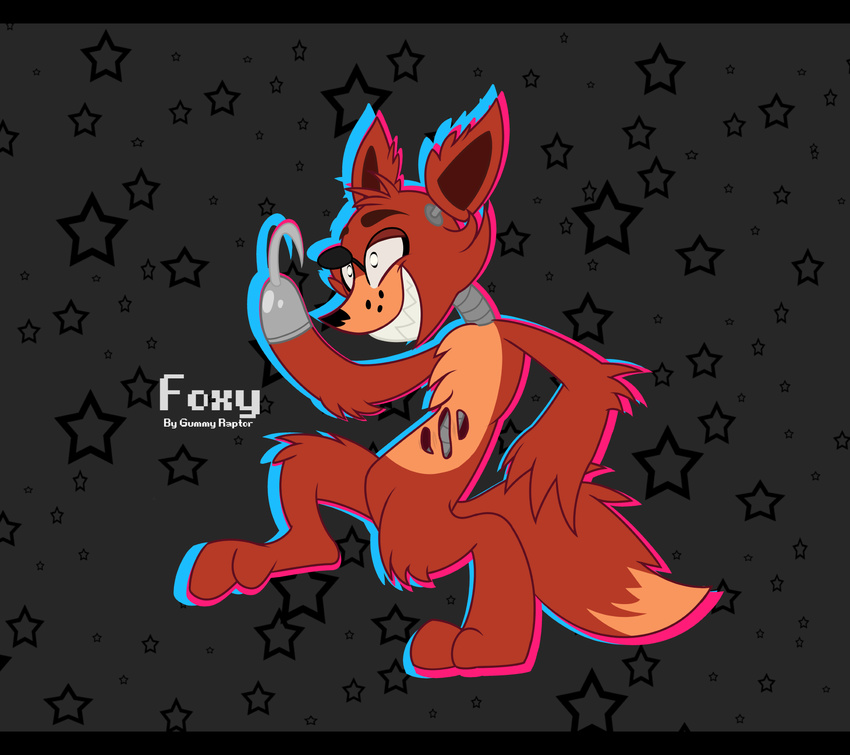 anthro canine five_nights_at_freddy's fox foxy_(fnaf) hook mammal