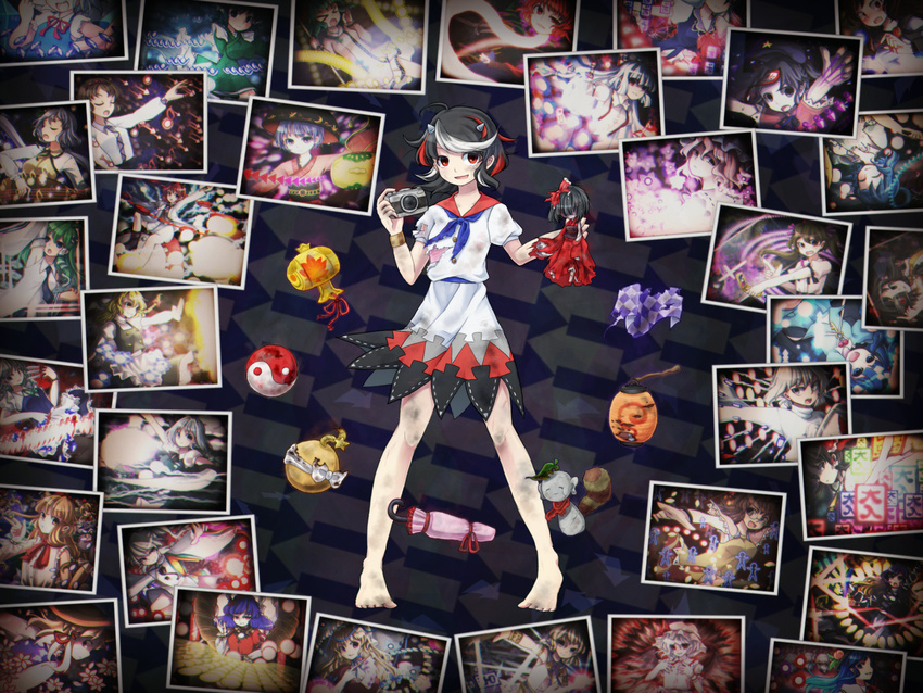 &gt;_&lt; abstract_background ahoge apron arm_behind_back armpits ascot attack bamboo_broom barefoot biwa_lute black_eyes black_hair blonde_hair blue_eyes blue_hair bow bowl braid breasts brooch broom brown_eyes brown_hair bug butterfly calligraphy_brush camera cellphone checkered checkered_skirt cirno closed_eyes closed_umbrella collared_shirt danmaku detached_sleeves directional_arrow dirty dirty_clothes dirty_face dirty_feet doll dress drum drumsticks earmuffs elbow_gloves everyone fan fingernails folding_fan food frog_hair_ornament frown fruit fujiwara_no_mokou futatsuiwa_mamizou glasses gloves gradient_hair green_hair grey_eyes hair_ornament hair_ribbon hairband hakurei_reimu hand_on_own_chest hat hat_bow hat_ribbon head_fins hijiri_byakuren himekaidou_hatate hinanawi_tenshi holding horikawa_raiko horns ibuki_suika ice ice_wings imaizumi_kagerou impossible_spell_card insect instrument inubashiri_momiji izayoi_sakuya japanese_clothes jewelry juliet_sleeves kaku_seiga kamishirasawa_keine kasodani_kyouko katana kawashiro_nitori key kijin_seija kimono kirisame_marisa knife kochiya_sanae konpaku_youmu lantern leaf leaf_on_head long_fingernails long_hair long_sleeves looking_at_viewer lute_(instrument) mallet medium_breasts mermaid miracle_mallet miyako_yoshika mob_cap mononobe_no_futo monster_girl moriya_suwako multicolored_hair multiple_girls music musical_note neck_ribbon necktie obi ofuda open_mouth orange_eyes outstretched_arm outstretched_arms paintbrush pants paper_lantern parasol peach phone photo_(object) pince-nez pink_hair playing_instrument pointing pointing_at_viewer profile puffy_short_sleeves puffy_sleeves purple_eyes purple_hair red_eyes red_hair remilia_scarlet ribbon ribbon-trimmed_skirt ribbon-trimmed_sleeves ribbon_trim rice_bowl saigyouji_yuyuko sash sekibanki serious shameimaru_aya sharp_fingernails shield shirt short_hair short_sleeves shouting sideways_glance silver_hair single_braid skirt sleeveless smile snake_hair_ornament solo_focus star streaked_hair sukuna_shinmyoumaru suspenders sweatdrop swinging sword taking_picture tareme tate_eboshi tears texture tokin_hat torn_clothes touhou toyosatomimi_no_miko tsukumo_benben tsukumo_yatsuhashi tsurime turtleneck twin_braids two-tone_hair two_side_up umbrella upside-down vest vignetting waist_apron wakasagihime weapon white_dress white_gloves white_hair white_shirt wings wristband yakumo_yukari yasaka_kanako yellow_eyes yin_yang ys_(fall)