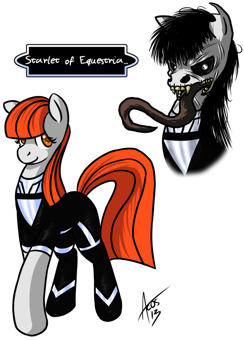 2013 alpha_channel black_lantern clothing crossover cynos-zilla english_text equine female friendship_is_magic green_lantern_(series) horse long_tongue mammal my_little_pony original_character plain_background pony ring shaded signature smile text tongue transparent_background undead zombie