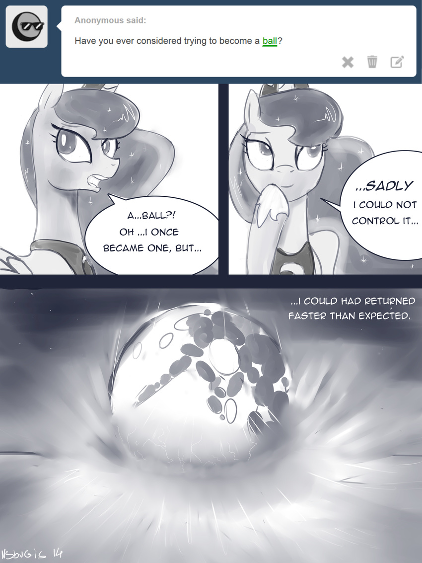 absurd_res ask friendship_is_magic hi_res luna moon my_little_pony nadvgia princess royalty tumblr