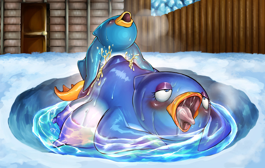 ahegao areolae bird blush breasts building cum cum_explosion doggystyle erect_nipples extra_breasts fucked_silly furry futa_with_female futanari happy_sex in_water incest large_breasts mario_(series) moaning mother_and_daughter multiple_girls nintendo nipples no_humans open_mouth orgasm outdoors outside partially_submerged penguin rolling_eyes saliva sex snow super_mario_64 super_mario_bros. sweat tongue tongue_out tuxie tuxie's_mother tuxie's_mother water young