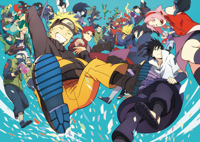 6+girls aburame_shino akatsuki_(naruto) akimichi_chouji armor black_hair blonde_hair blue_eyes brown_hair carrying deidara double_bun everyone falling father_and_son forehead_protector gaara gloves grandfather_and_granddaughter hair_over_one_eye haruno_sakura hatake_kakashi highres hoozuki_suigetsu husband_and_wife hyuuga_hinata hyuuga_neji inuzuka_kiba juugo_(naruto) kankurou_(naruto) karin_(naruto) long_hair mask might_guy mother_and_son multiple_boys multiple_girls namikaze_minato nara_shikamaru naruto naruto_(series) naruto_shippuuden nohara_rin oba-min pink_hair ponytail princess_carry red_eyes red_hair rock_lee sai_(naruto) sarutobi_konohamaru sasori scar senju_hashirama short_hair siblings silver_hair smile spiked_hair temari tenten tsunade uchiha_itachi uchiha_madara uchiha_obito uchiha_sasuke umino_iruka uzumaki_kushina uzumaki_naruto very_long_hair white_eyes yamanaka_ino yamato_(naruto)