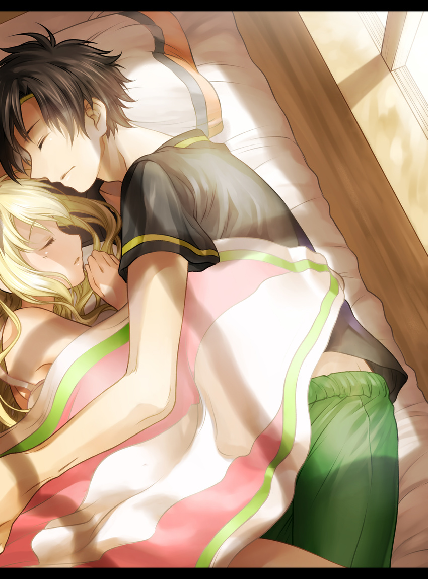 1girl absurdres bed_sheet highres kagerou_project kozakura_marry mekakucity_actors mikura_(miraclemicro) seto_kousuke sleeping