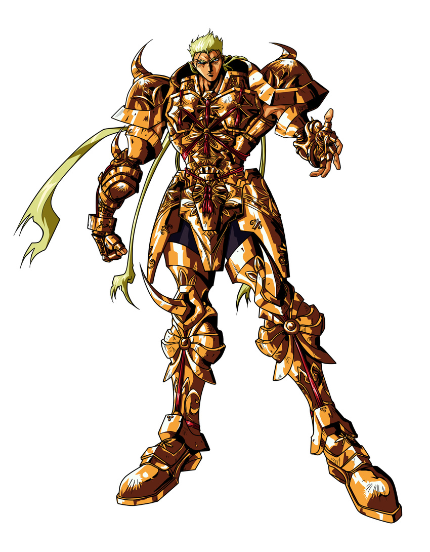 1boy armor blonde_hair blue_eyes brazilian episode_g highres long_hair male male_focus muscle saint_seiya saint_seiya_episode_g taurus_aldebaran very_long_hair