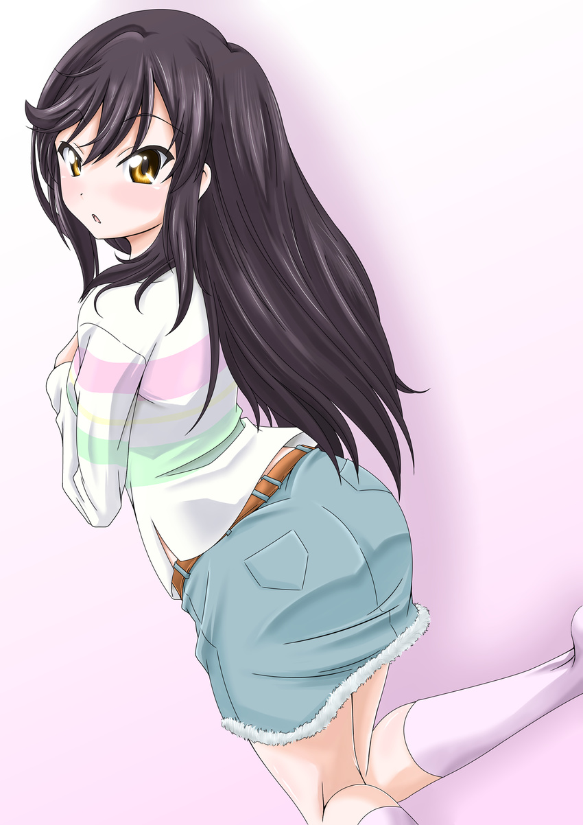 black_hair brown_eyes highres ichijou_hotaru long_hair non_non_biyori solo tatsuya_(guild_plus)