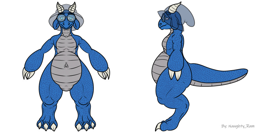 absurd_res claws dragon eyewear glasses hi_res kobold magic_user male model_sheet mythological_creature mythological_scalie mythology naughty_ram nerd scalie short_stack slightly_chubby solo tail thick_thighs