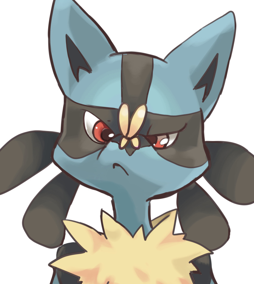 2024 absurd_res ambiguous_gender anthro arthropod black_body blue_body blue_ears butterfly duo feral front_view fujiruco24 fur generation_4_pokemon hi_res insect larger_ambiguous larger_anthro lepidopteran lucario nintendo pokemon pokemon_(species) pupils red_eyes simple_background size_difference smaller_ambiguous smaller_feral white_background yellow_body yellow_fur
