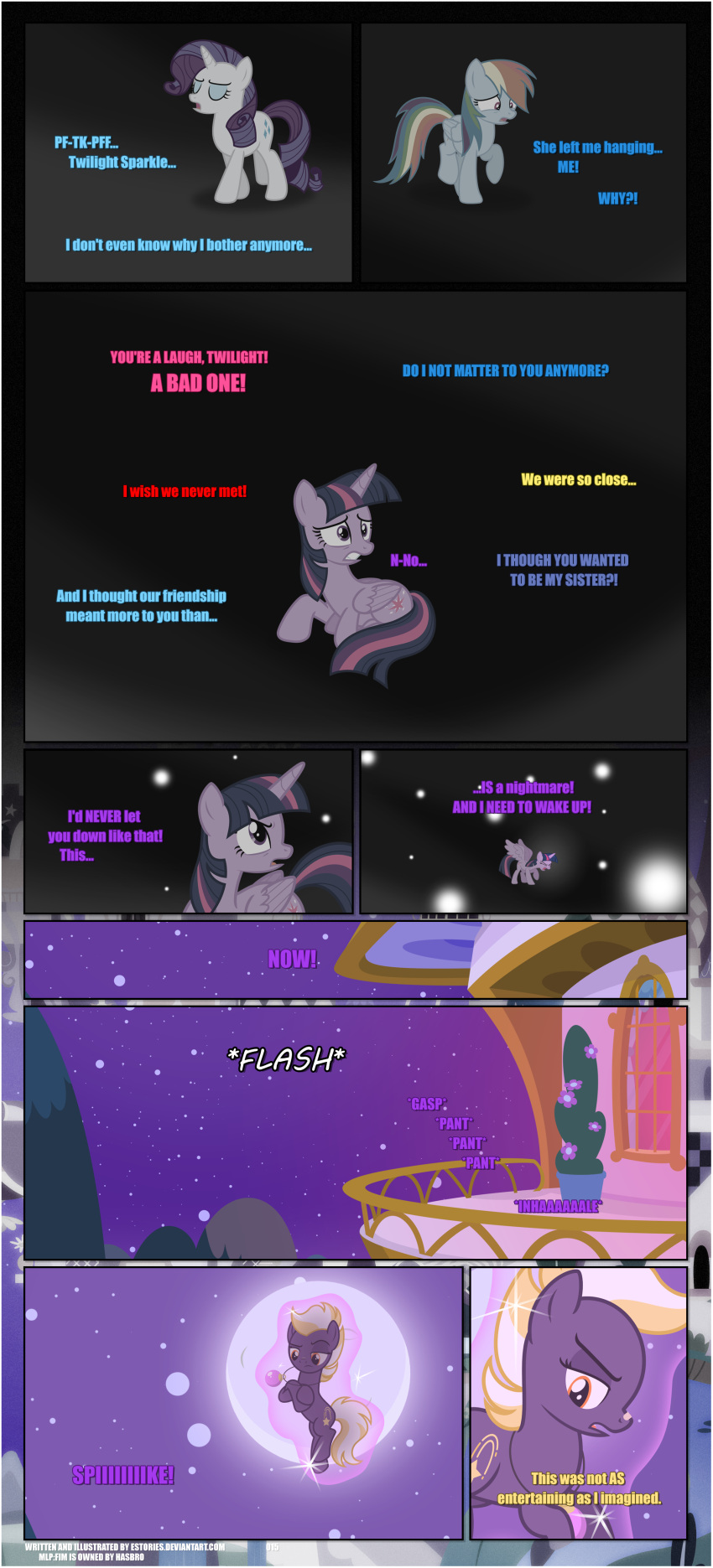absurd_res angry balcony band-aid band-aid_on_face band-aid_on_nose bandage bandage_on_face bandage_on_nose bangs black_border border canterlot canterlot_castle crossed_legs daughter_(lore) dialogue dream dreamscape earth_pony equid equine estories eyes_closed female feral floating flower folded_wings friendship_is_magic frown full_moon group hasbro hi_res horn horse jewelry light magic mammal moon moonlight mother_(lore) mother_and_child_(lore) mother_and_daughter_(lore) my_little_pony mythological_creature mythological_equine mythology necklace night night_time offscreen_character orb parent_(lore) parent_and_child_(lore) parent_and_daughter_(lore) pegasus pink_glow pink_light plant pony purple_glow railing rainbow_dash_(mlp) rarity_(mlp) sad shrub sky spread_wings standing star starry_sky twilight_sparkle_(mlp) unicorn waking_up wildheart_(estories) window winged_unicorn wings