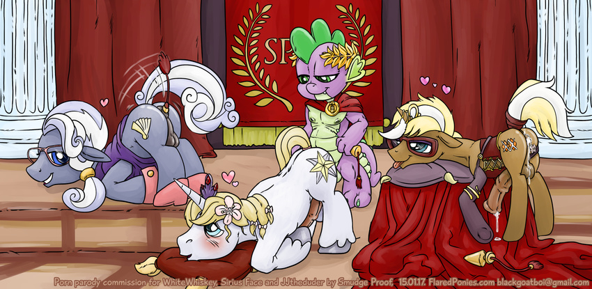 anal ancient_rome anus balls buttplug buttplug_tail crossdressing cum friendship_is_magic gaping gay group hoity_toity_(mlp) male my_little_pony penis prince_blueblood_(mlp) sex_toy smudge_proof spike_(mlp) spqr trenderhoof_(mlp)