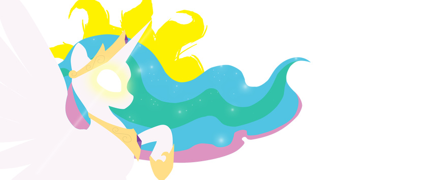 alpha_channel crown digital_media_(artwork) eightysix equine female feral flowing_hair friendship_is_magic glowing glowing_eyes hi_res horn mammal mane my_little_pony plain_background princess_celestia_(mlp) solo transparent_background vector winged_unicorn wings