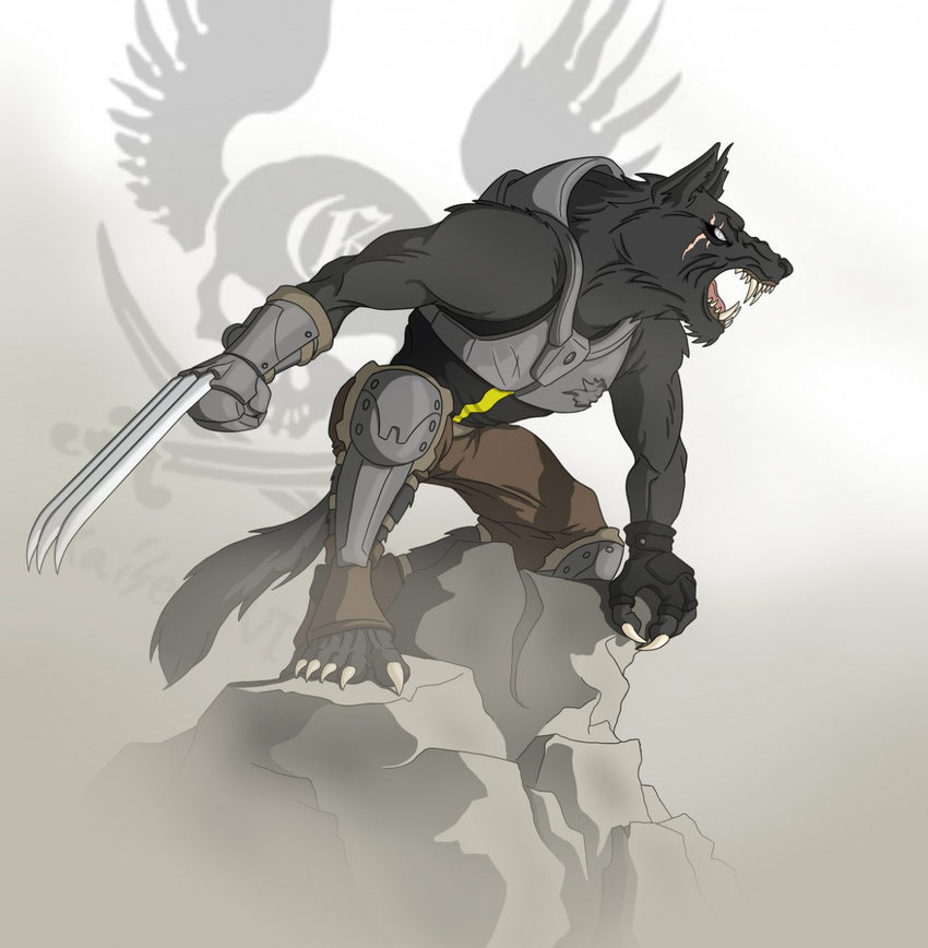 2020 2020ad advertisement anthro canine fiction kaiser-vi lupain male mammal solider solo warrior wolf